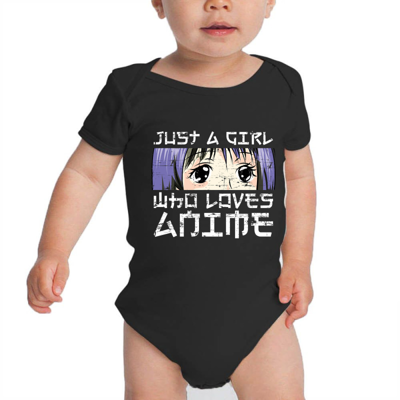 Just A Girl Who Loves Anime Baby Bodysuit by Aiello Mcdade | Artistshot