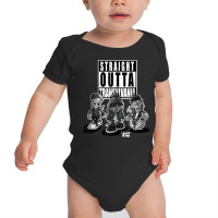 Straight Outta Transylvania Funny Urban Cartoon Vampires T Shirt Baby Bodysuit | Artistshot