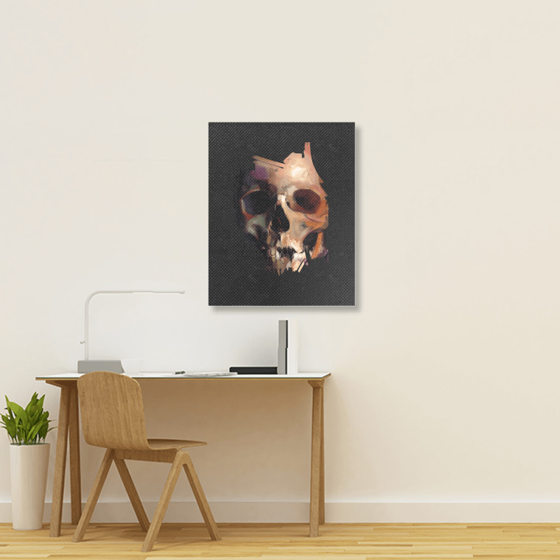 Skull, Skull Art, Skull Vintage, Skull Painting, Love Skull, Skeleton, Portrait Canvas Print | Artistshot