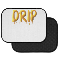 Drippy Yellow Drippin Letters Streetwear Hip Hop Tees Tops T Shirt Rear Car Mat | Artistshot