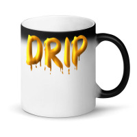 Drippy Yellow Drippin Letters Streetwear Hip Hop Tees Tops T Shirt Magic Mug | Artistshot