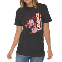 Courage The Cowardly Dog Running Scared Vintage T-shirt | Artistshot