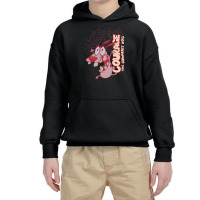 Courage The Cowardly Dog Running Scared Youth Hoodie | Artistshot