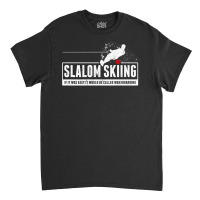 Funny Slalom Waterskiing Wakeboard Ski Vintage Style Gift Premium T Sh Classic T-shirt | Artistshot