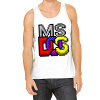 Ms Dos Retro Operating System Computer Gifts   It Tech Geek T Shirt Tank Top | Artistshot