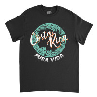 Costa Rica Pura Vida Beach Or Travel Top Classic T-shirt | Artistshot