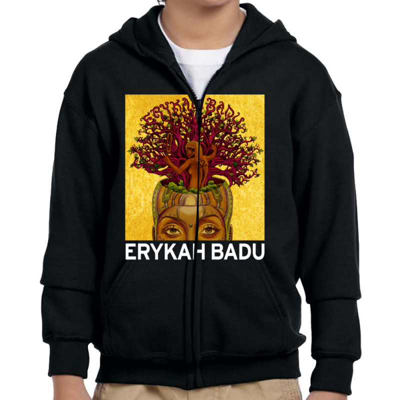 Retro Badu Youth Zipper Hoodie by Kuwannin528 | Artistshot