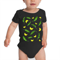 Banana Leaf Pattern Baby Bodysuit | Artistshot