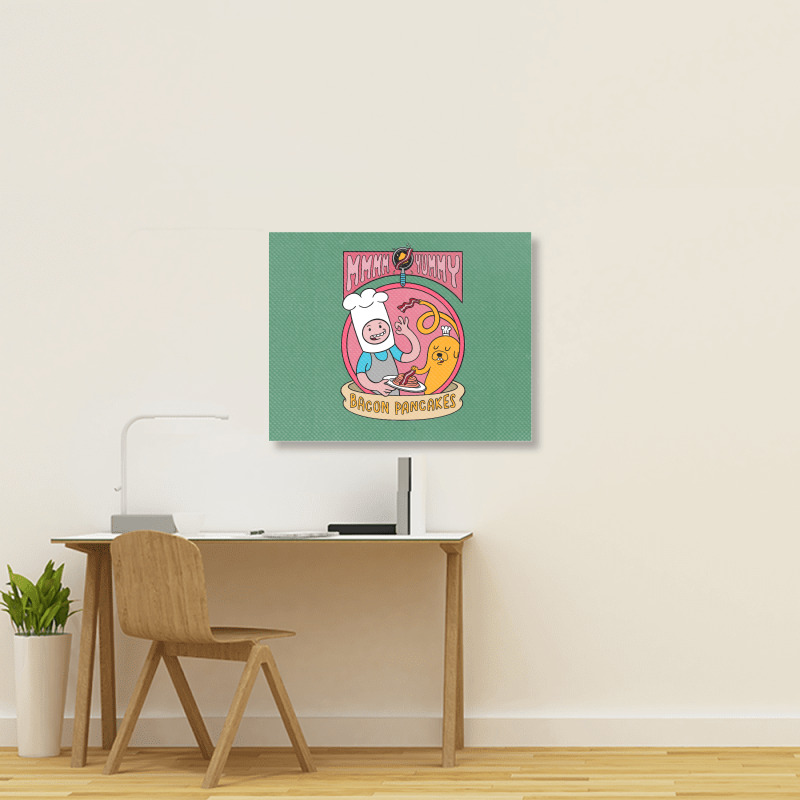 Bacon Pancakes Landscape Canvas Print | Artistshot