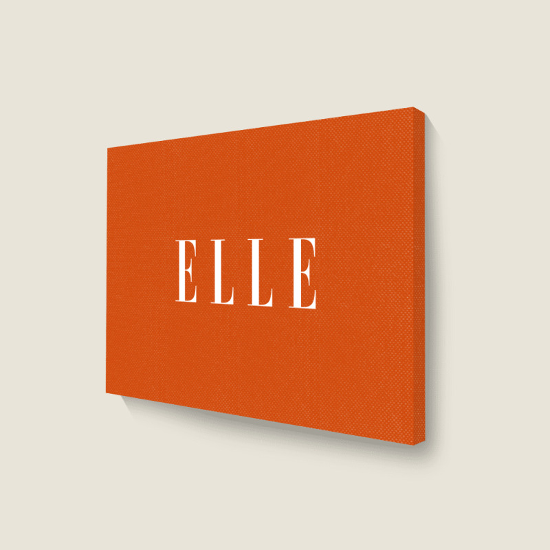 Elle (white) Landscape Canvas Print | Artistshot