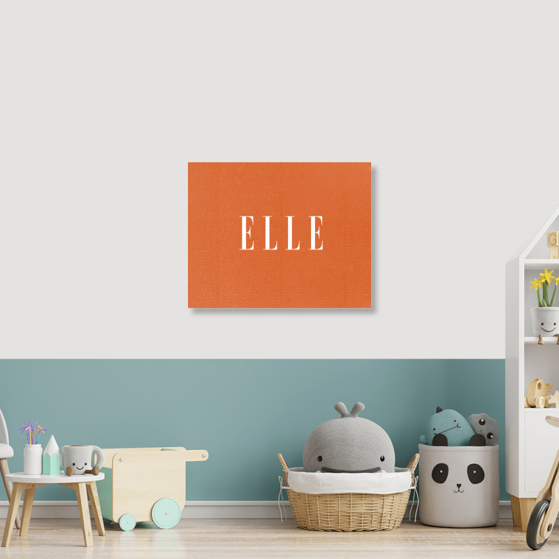 Elle (white) Landscape Canvas Print | Artistshot