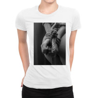 Sexy Ass Japanese Rope Bondage Vintage Bdsm Shibari Kinbaku T Shirt Ladies Fitted T-shirt | Artistshot