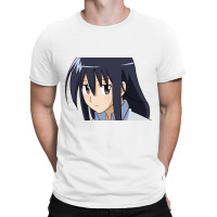 Sad Girl Cute Chibi Anime Evaangel T-shirt | Artistshot