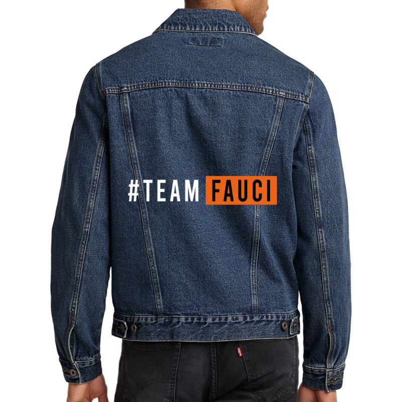 Doctor Fauci Team Fauci Men Denim Jacket | Artistshot