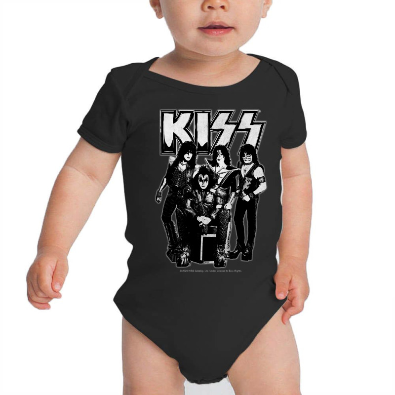 Kiss (vintage Grunge) Baby Bodysuit by cm-arts | Artistshot