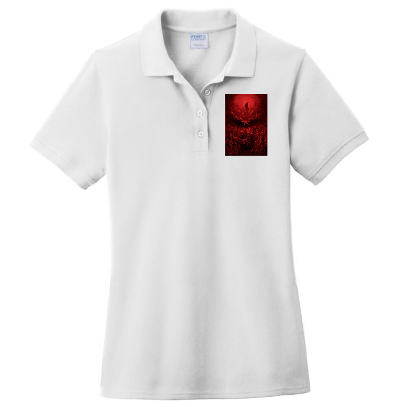 Occult Gothic Dark Satanic Unholy Witchcraft Grunge Emo Goth Long Slee Ladies Polo Shirt by cm-arts | Artistshot