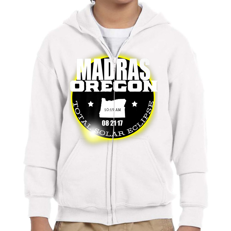 Oregon Madras Eclipse T Shirt Total Solar Eclipse Tee Youth Zipper Hoodie by cm-arts | Artistshot