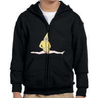 Banana Split - Cheerleader - Doing The Splits Youth Zipper Hoodie | Artistshot