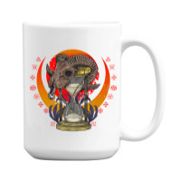 Ram Skull, Ram Skull Art, Ram Skull Vintage, Ram Skull Painting, Ram,  15 Oz Coffee Mug | Artistshot