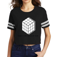 Rubik's Cube Blind, Rubik's Cube Blind Vintage, Rubik's Cube Blind Art Scorecard Crop Tee | Artistshot