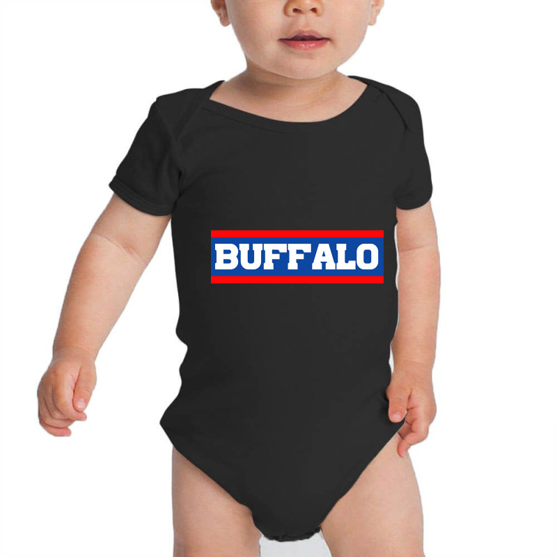 Buffalo Retro Throwback Classic Baby Bodysuit by Bertrand Angulo | Artistshot