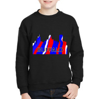 Buffalo Skyline Red White And Blue Youth Sweatshirt | Artistshot