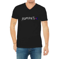 Romantic Champion Parody V-neck Tee | Artistshot