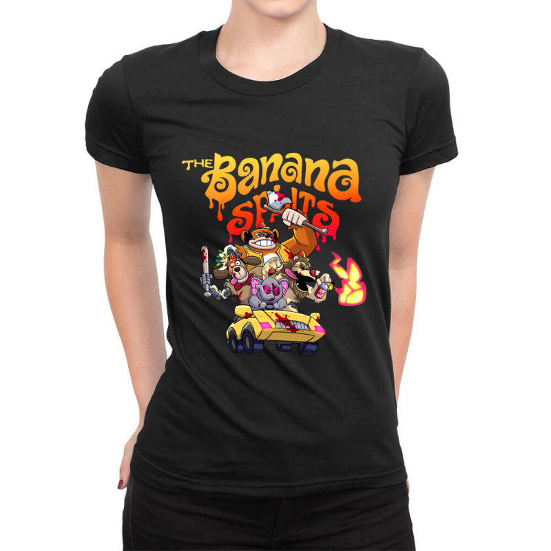 Banana Splits Fresh Design Ladies Fitted T-Shirt by Kemriban527 | Artistshot