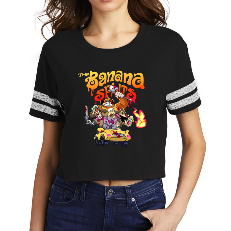 Banana Splits Fresh Design Scorecard Crop Tee by Kemriban527 | Artistshot