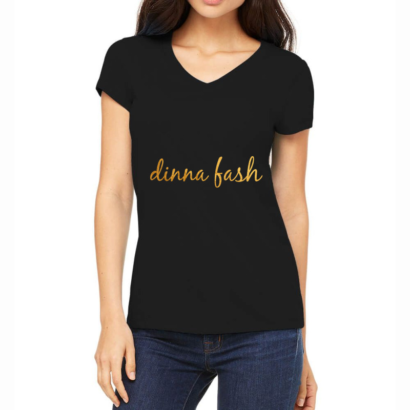 Dinna Fash-bgqbt Women's V-Neck T-Shirt by Kosdapen517 | Artistshot