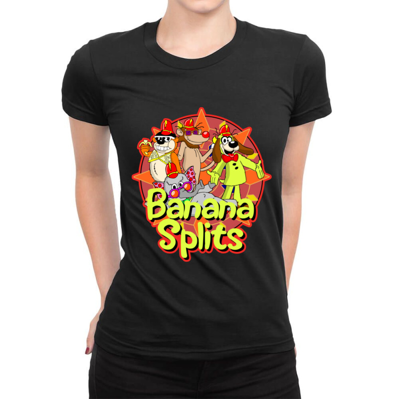 Banana Splits-cqx4b Ladies Fitted T-Shirt by Kemriban527 | Artistshot