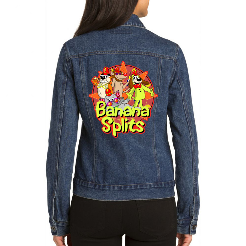 Banana Splits-cqx4b Ladies Denim Jacket by Kemriban527 | Artistshot