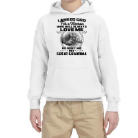 I Asked God For A Woman Who Will Always Love Me He Sent Me T Shirt Youth Hoodie | Artistshot