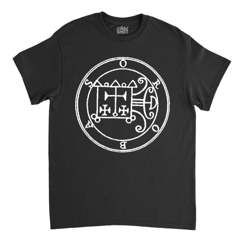 Seal Of Orobas Sigil Talisman Demon Circle T Shirt Classic T-shirt by cm-arts | Artistshot