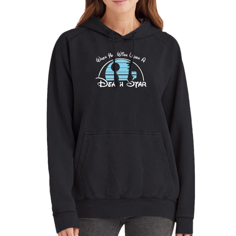 When You Wish Upon A Death Star Vintage Hoodie | Artistshot