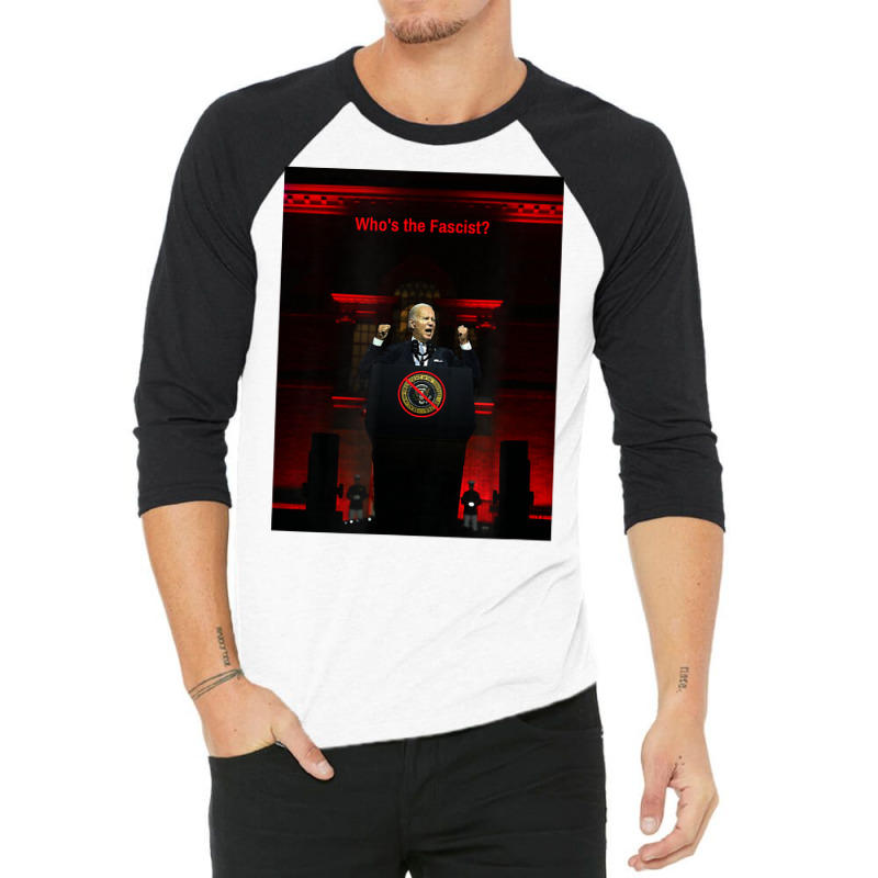 President Biden Delivers Anti Maga Speech T Shirt 3/4 Sleeve Shirt by cm-arts | Artistshot