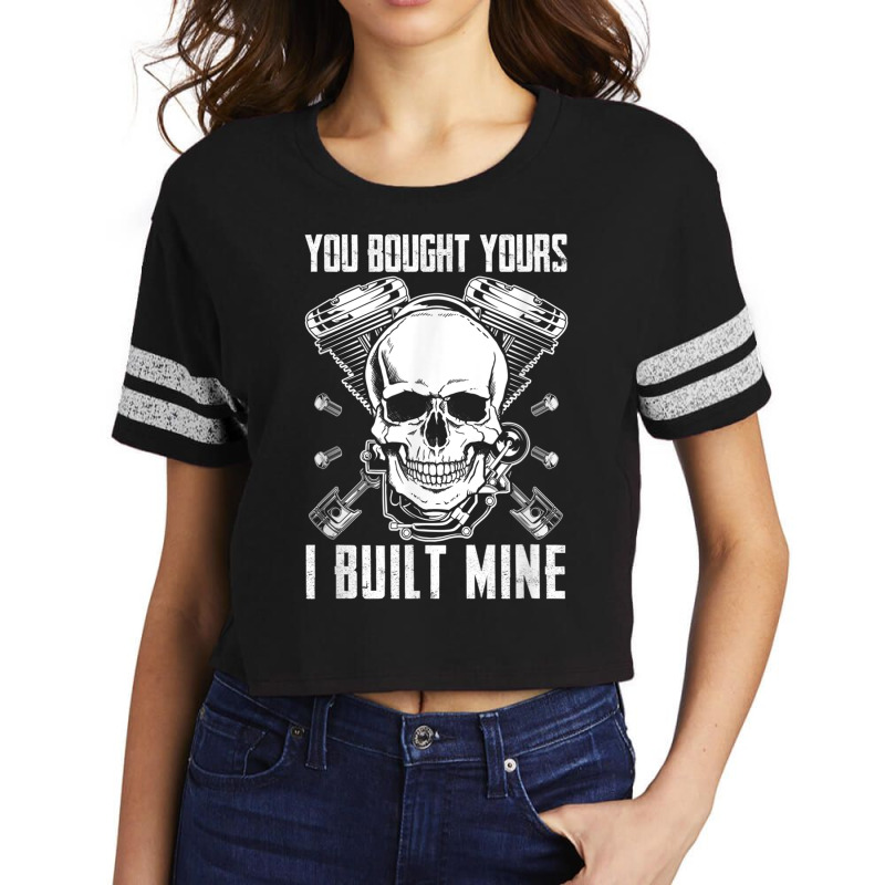 You Bought Yours I Built Mine Diesel Engine T Shirt Scorecard Crop Tee by cm-arts | Artistshot