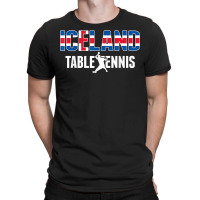 Proud Iceland Table Tennis Lovers Jersey Icelandic Ping Pong T-shirt | Artistshot