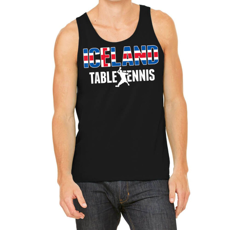 Proud Iceland Table Tennis Lovers Jersey Icelandic Ping Pong Tank Top by Posh | Artistshot