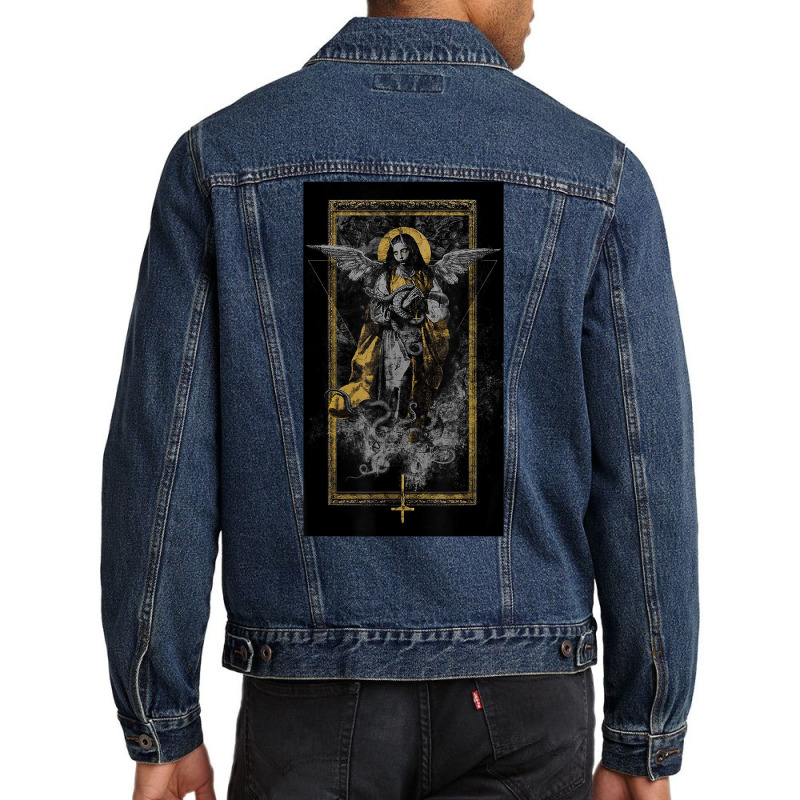 Occult Gothic Dark Satanic Unholy Witchcraft Grunge Emo Goth T Shirt Men Denim Jacket by cm-arts | Artistshot