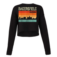 Bakersfield California Town Skyline Cropped Sweater | Artistshot