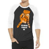 Go Ahead Penalize Me Tshirt Upside Down Horns Oklahoma Tee 3/4 Sleeve Shirt | Artistshot