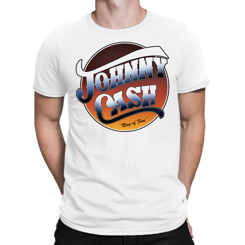 Johnny Cash Ring Of Fire (w) T-shirt | Artistshot