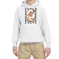 Realistic Spinosaurus Graphic With Black Dinosaur Pattern Sweatshirt Youth Hoodie | Artistshot