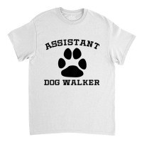 Kids Assistant Dog Walker Paw Print Kids T Shirt Classic T-shirt | Artistshot