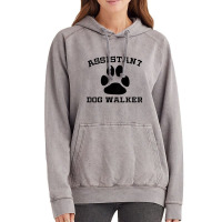 Kids Assistant Dog Walker Paw Print Kids T Shirt Vintage Hoodie | Artistshot