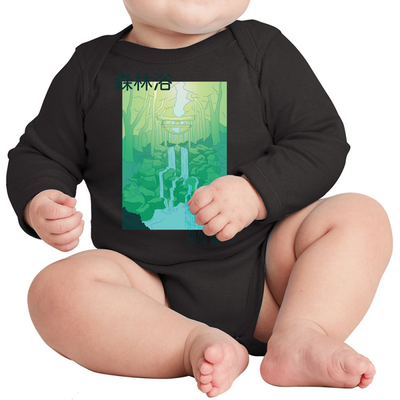 Vaporwave Realistic Anime Long Sleeve Baby Bodysuit | Artistshot