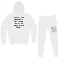 Couldn’t Find Anything To Wear T Shirt [tw] Hoodie & Jogger Set | Artistshot