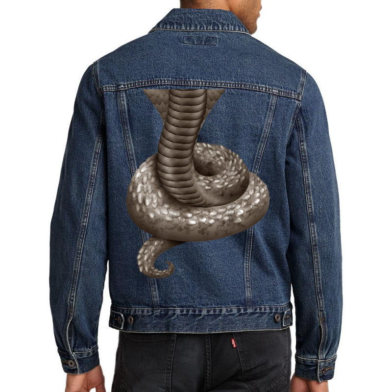 Headless Snake Halloween Costume With King Cobra Snake Body Men Denim Jacket | Artistshot