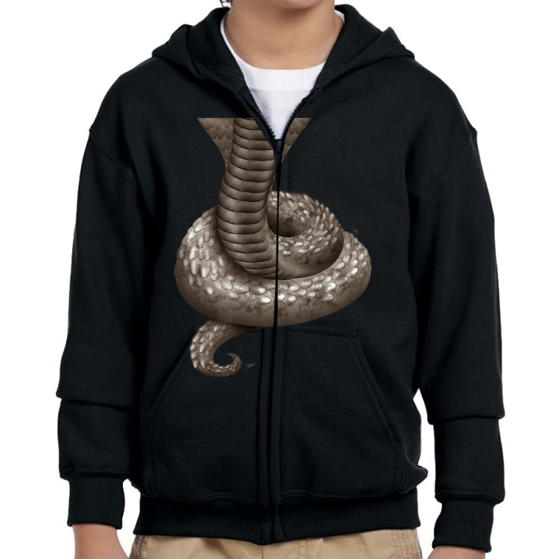 Headless Snake Halloween Costume With King Cobra Snake Body Youth Zipper Hoodie | Artistshot